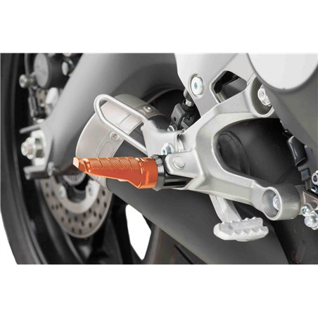 APRILIA SHIVER 900 17' - 19' ESTRIBERAS PILOTO RACING APRILIA SHIVER 900 17' - 19' ESTRIBERAS PILOTO RACING